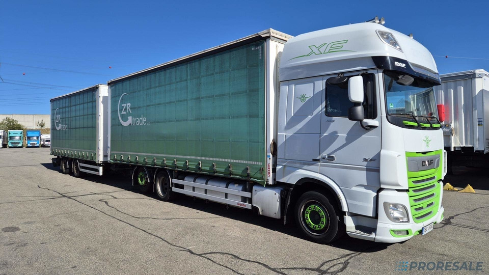 DAF XF 480 FAR 6X2 SSC EURO 6 - velkoobjemová souprava - prodejné jen s přívěsem WECON PC-CP-T0111 P0475K - cena je za celou soupravu - Camión lona: foto 1 DAF XF 480 FAR 6X2 SSC EURO 6 - velkoobjemová souprava - prodejné jen s přívěsem WECON PC-CP-T0111 P0475K - cena je za celou soupravu - Camión lona: foto 1