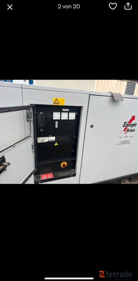 Atlas Copco 16KW-20KVA generator - Maquinaria de construcción: foto 1 Atlas Copco 16KW-20KVA generator - Maquinaria de construcción: foto 1