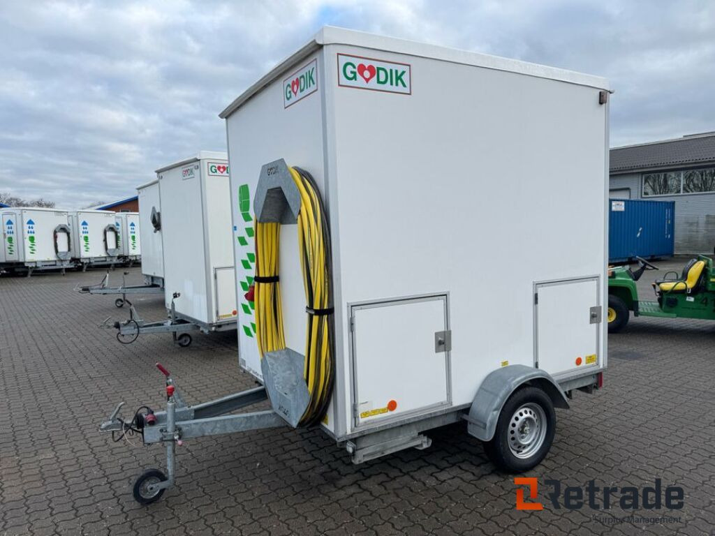 Scanvogn Badmobil Xl B m/2 WC og kværn (A0025180) - Casa contenedor, Remolque: foto 1 Scanvogn Badmobil Xl B m/2 WC og kværn (A0025180) - Casa contenedor, Remolque: foto 1