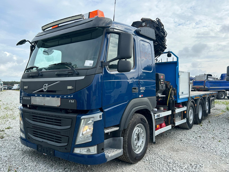 Volvo FM 460 8x2*6 | Hiab 302E-6 | TULOSSA - Camión caja abierta, Camión grúa: foto 1 Volvo FM 460 8x2*6 | Hiab 302E-6 | TULOSSA - Camión caja abierta, Camión grúa: foto 1