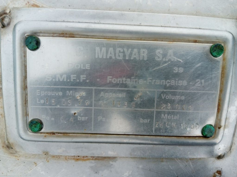 Leasing de Magyar Food Tank 23000L Magyar Food Tank 23000L: foto 16 Leasing de Magyar Food Tank 23000L Magyar Food Tank 23000L: foto 16