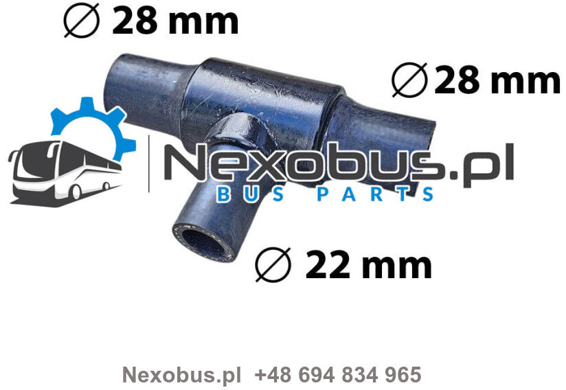 Trójnik układu ogrzewania Setra 531DT Mercedes Citaro D=28/22/28 mm A0029977474 - Calefacción/ Ventilación para Autobús: foto 1 Trójnik układu ogrzewania Setra 531DT Mercedes Citaro D=28/22/28 mm A0029977474 - Calefacción/ Ventilación para Autobús: foto 1