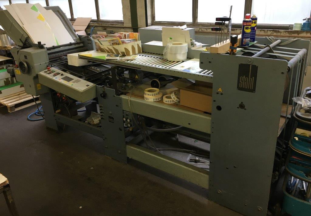 Four buckle plate folder with round pile feeder steel TD 52-4-RD with stream delivery - Plegadora de papel: foto 2 Four buckle plate folder with round pile feeder steel TD 52-4-RD with stream delivery - Plegadora de papel: foto 2