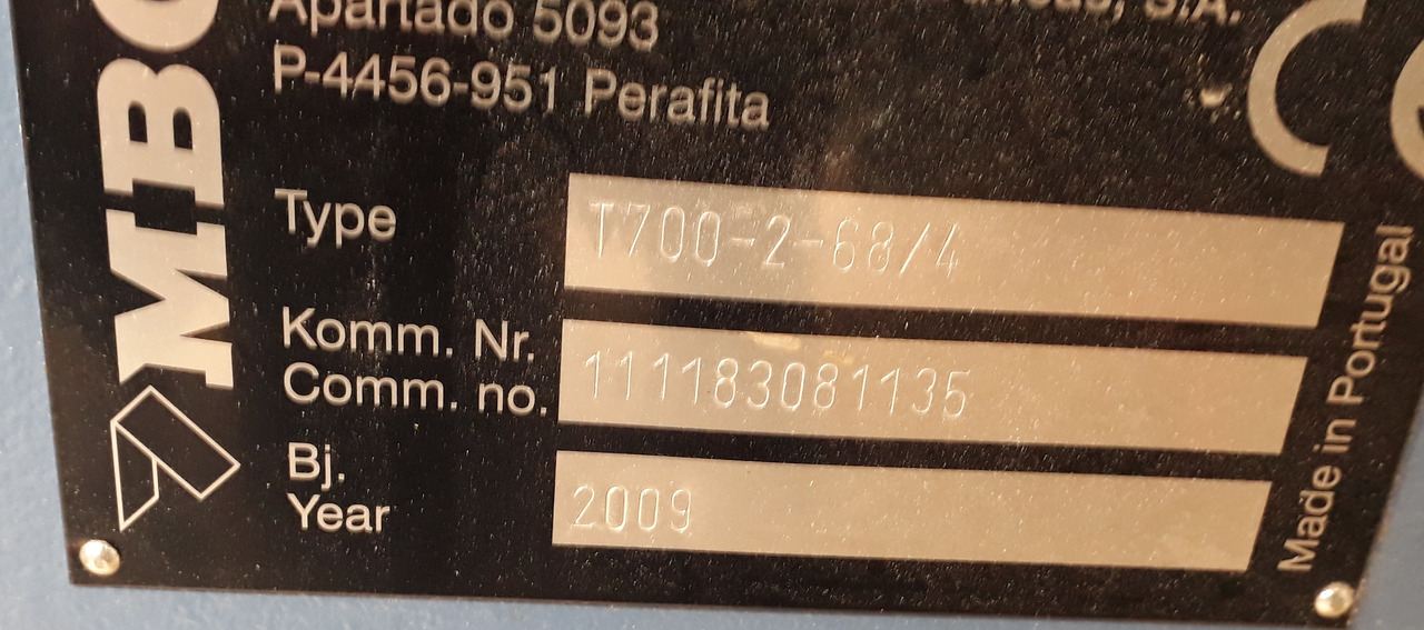 MBO T 700-4-R Perfection buckle plate folder - Plegadora de papel: foto 2 MBO T 700-4-R Perfection buckle plate folder - Plegadora de papel: foto 2