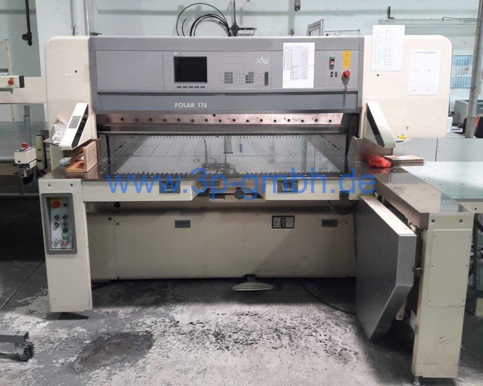 POLAR large format high-speed cutter 176 ED with loading transomat Polar TR 185-BL-7 - Máquina de corte de papel: foto 1 POLAR large format high-speed cutter 176 ED with loading transomat Polar TR 185-BL-7 - Máquina de corte de papel: foto 1