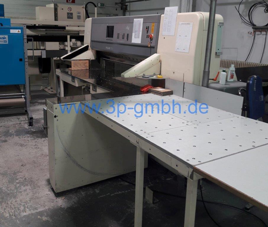 POLAR large format high-speed cutter 176 ED with loading transomat Polar TR 185-BL-7 - Máquina de corte de papel: foto 2 POLAR large format high-speed cutter 176 ED with loading transomat Polar TR 185-BL-7 - Máquina de corte de papel: foto 2