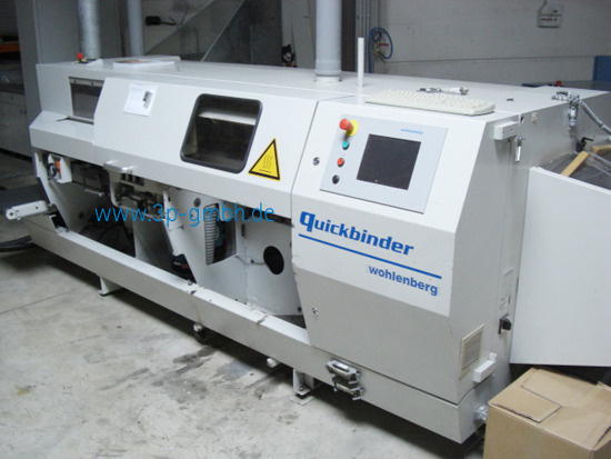 Perfect Binder Wohlenberg Quickbinder with PUR and Gazingunit - Encuadernadora: foto 1 Perfect Binder Wohlenberg Quickbinder with PUR and Gazingunit - Encuadernadora: foto 1