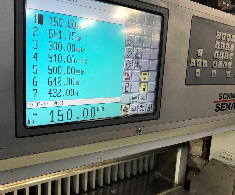 SCHNEIDER SENATOR 115 H Model TC High-speed cutter - Máquina de corte de papel: foto 3 SCHNEIDER SENATOR 115 H Model TC High-speed cutter - Máquina de corte de papel: foto 3