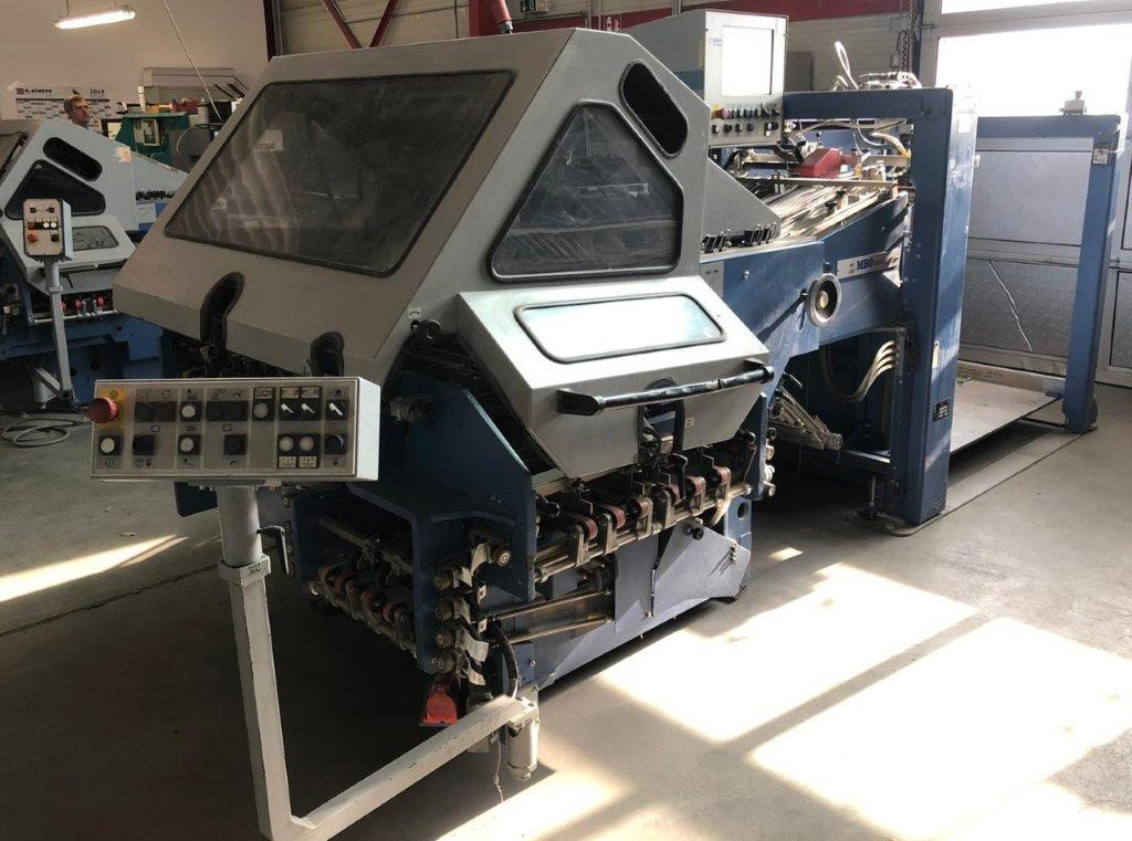 Semi-automatic adjustable combination folding machine MBO K 800.1-SKTL-4-FP from Bj. 2003 - Plegadora de papel: foto 1 Semi-automatic adjustable combination folding machine MBO K 800.1-SKTL-4-FP from Bj. 2003 - Plegadora de papel: foto 1