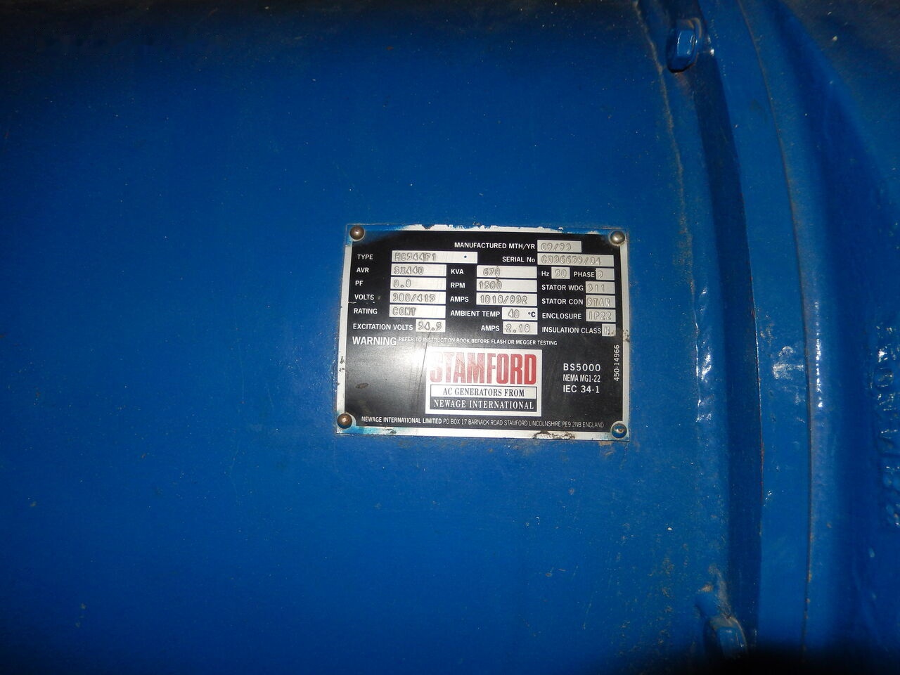 Perkins 630 kVa 3012TAG3 - Generador industriale: foto 4 Perkins 630 kVa 3012TAG3 - Generador industriale: foto 4