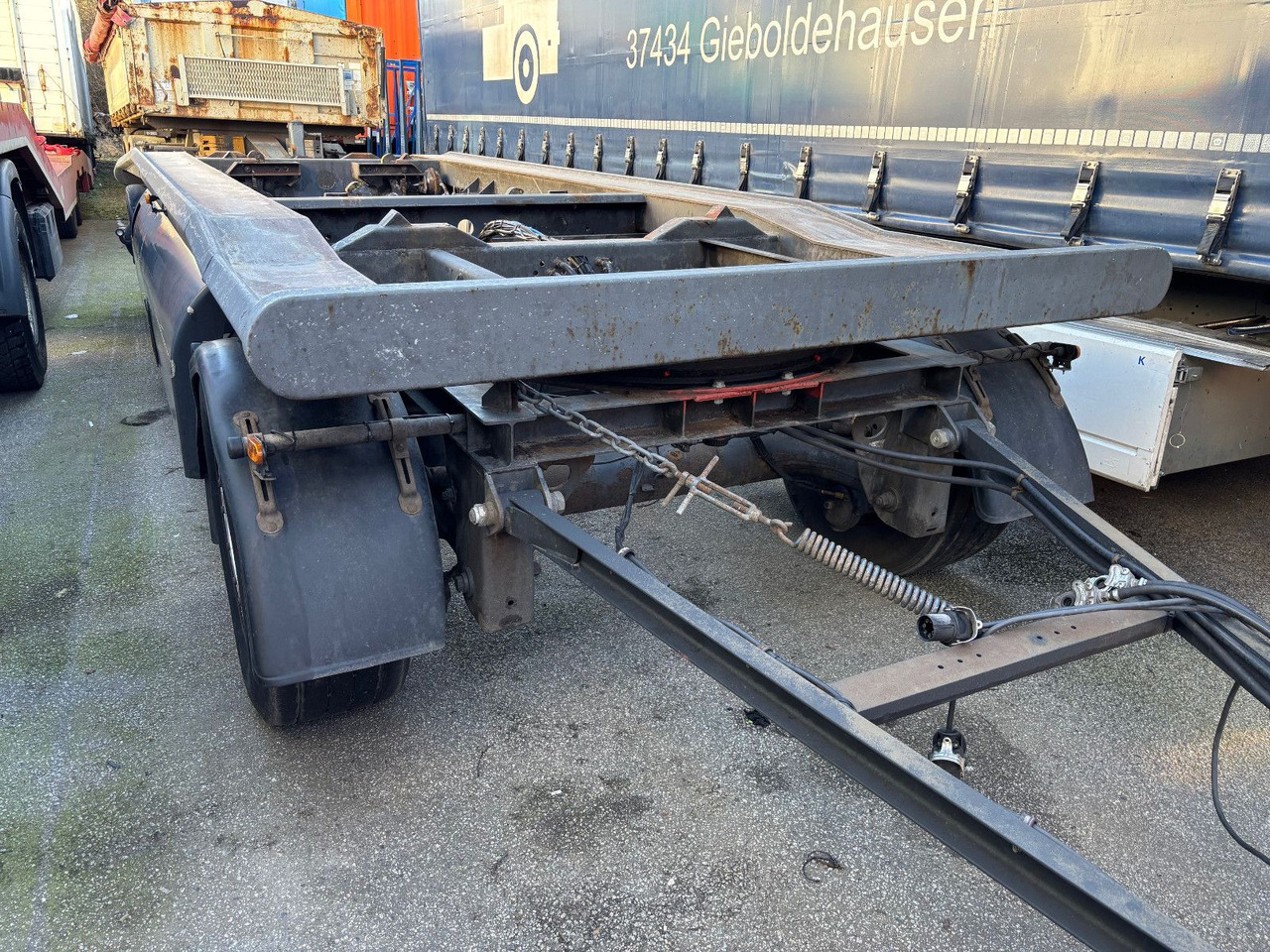 Jung R. TOP ZUSTAND / MICHELIN Ber. - Remolque multilift/ Portacontenedores de cadenas: foto 1 Jung R. TOP ZUSTAND / MICHELIN Ber. - Remolque multilift/ Portacontenedores de cadenas: foto 1