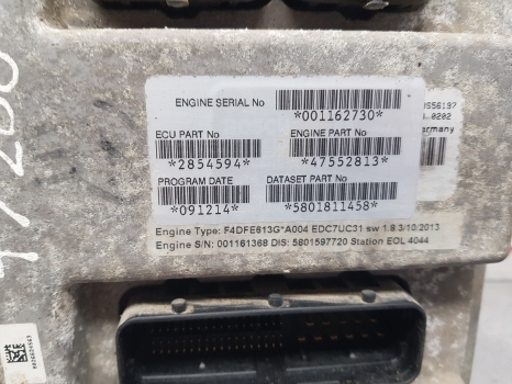 Case Puma New Holland T7.200 Engine Ecu Control Unit 5801811458, 2854594 - Unidad de control para Tractor: foto 2 Case Puma New Holland T7.200 Engine Ecu Control Unit 5801811458, 2854594 - Unidad de control para Tractor: foto 2