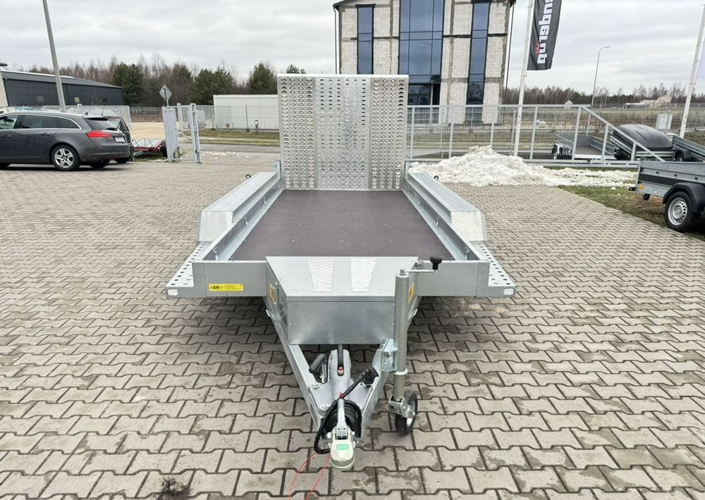 Remolque porta maquinaria nuevo LORRIES TPM35-4017 402x175 cm DMC 3500kg przyczepa 3 osiowa pod koparkę budowlanka: foto 13