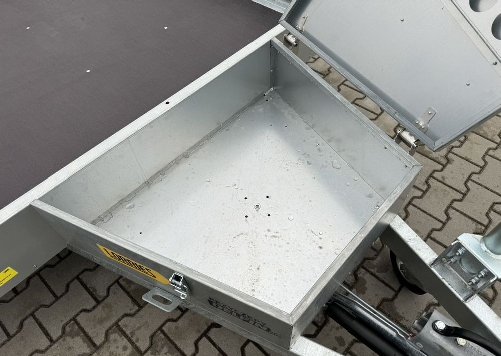 Remolque porta maquinaria nuevo LORRIES TPM35-4017 402x175 cm DMC 3500kg przyczepa 3 osiowa pod koparkę budowlanka: foto 12