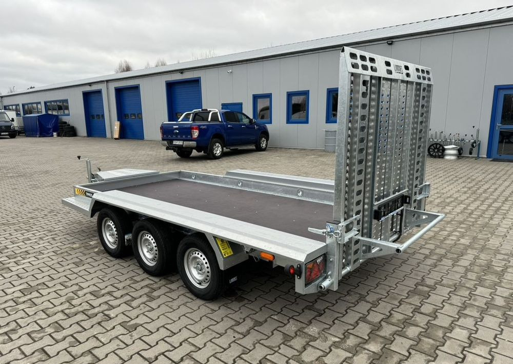 Remolque porta maquinaria nuevo LORRIES TPM35-4017 402x175 cm DMC 3500kg przyczepa 3 osiowa pod koparkę budowlanka: foto 6