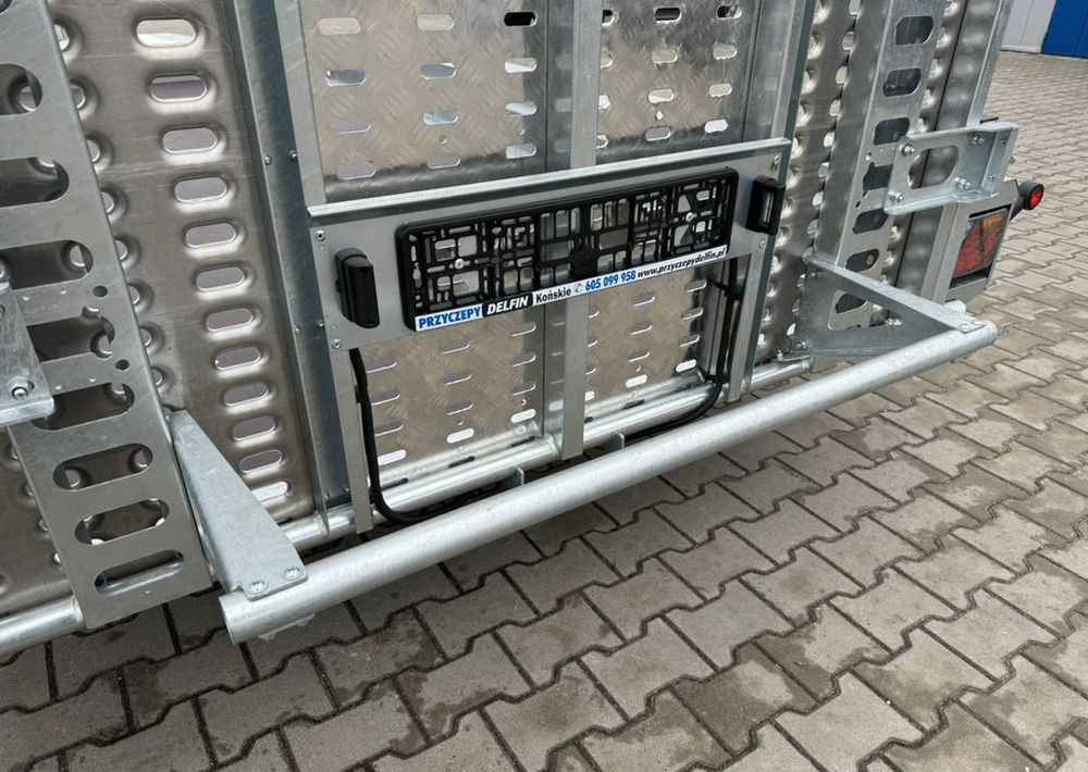 Remolque porta maquinaria nuevo LORRIES TPM35-4017 402x175 cm DMC 3500kg przyczepa 3 osiowa pod koparkę budowlanka: foto 5