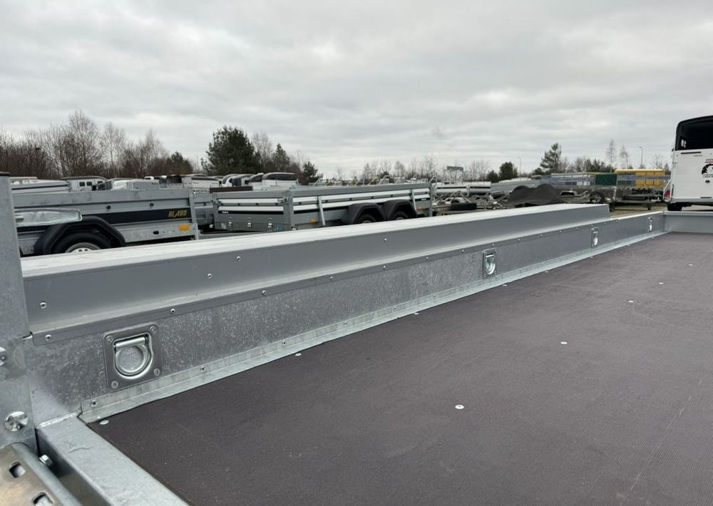 Remolque porta maquinaria nuevo LORRIES TPM35-4017 402x175 cm DMC 3500kg przyczepa 3 osiowa pod koparkę budowlanka: foto 20