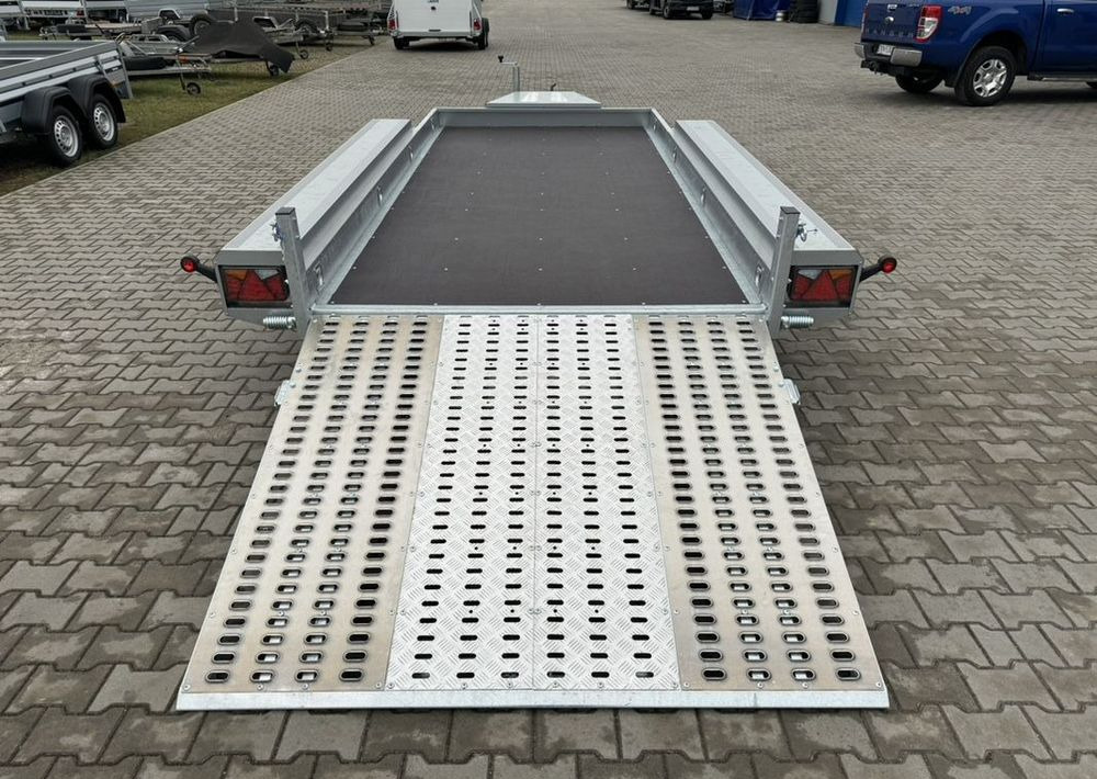 Remolque porta maquinaria nuevo LORRIES TPM35-4017 402x175 cm DMC 3500kg przyczepa 3 osiowa pod koparkę budowlanka: foto 17