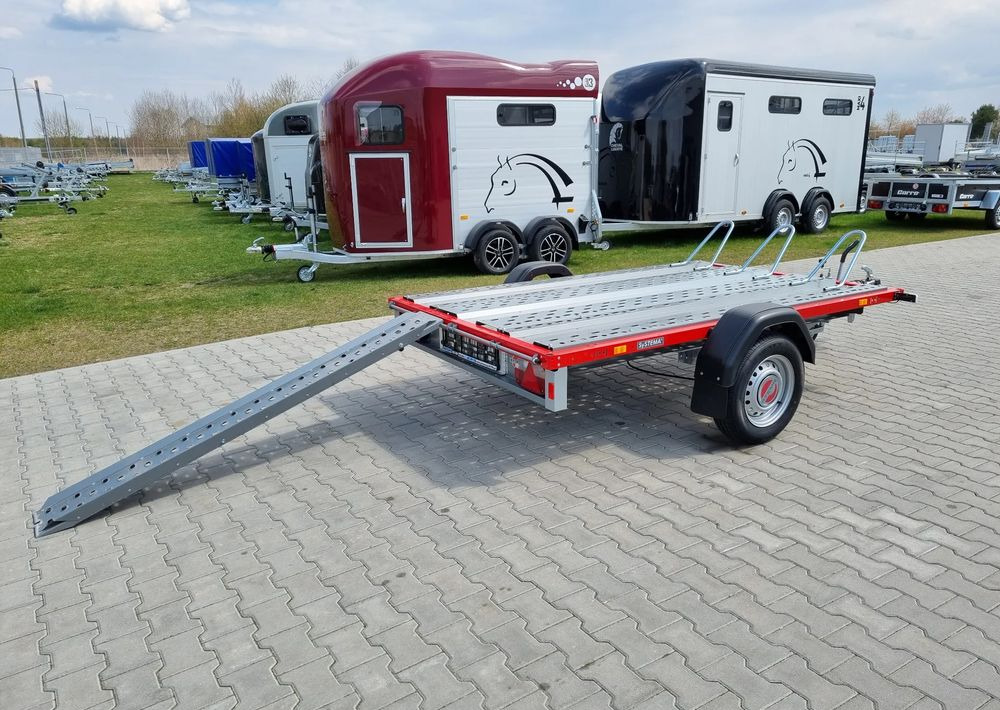 Stema STM 02 10-25-15.1 red | 251x153 cm 3 motocykle | DMC 1000kg - Remolque para moto: foto 2 Stema STM 02 10-25-15.1 red | 251x153 cm 3 motocykle | DMC 1000kg - Remolque para moto: foto 2