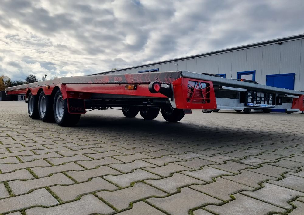 Remolque portavehículos nuevo TA-NO Scorpio 55 PREMIUM laweta 3 osiowa 5.5m 3500kg DMC najazdy niski załadunek: foto 10