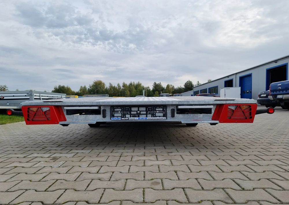 Remolque portavehículos nuevo TA-NO Scorpio 55 PREMIUM laweta 3 osiowa 5.5m 3500kg DMC najazdy niski załadunek: foto 20