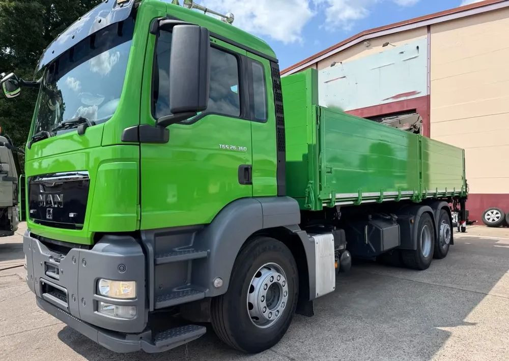 MAN TGS 26.360 | Wywrotka z HDS Hiab 166 K Pro | Euro 5 | 6x2 | - Camión volquete: foto 1 MAN TGS 26.360 | Wywrotka z HDS Hiab 166 K Pro | Euro 5 | 6x2 | - Camión volquete: foto 1