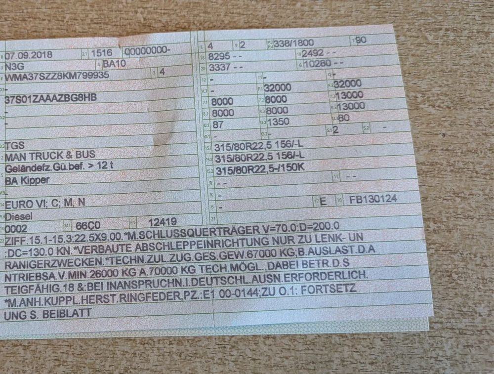MAN TGS 35.460 8x4 | Wywrotka trójstronna MEILLER Bordmatik | Euro 6 - Camión volquete: foto 5 MAN TGS 35.460 8x4 | Wywrotka trójstronna MEILLER Bordmatik | Euro 6 - Camión volquete: foto 5