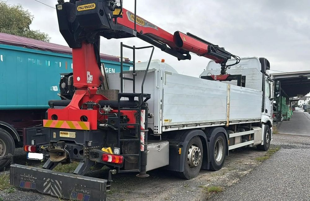 Mercedes-Benz ACTROS 2545 / 6x2 / HDS Palfinger PK 20.501 sterowany radiowo / Przyczepa w zestawie / Euro6/ Przebieg 340 000km - Camión caja abierta, Camión grúa: foto 2 Mercedes-Benz ACTROS 2545 / 6x2 / HDS Palfinger PK 20.501 sterowany radiowo / Przyczepa w zestawie / Euro6/ Przebieg 340 000km - Camión caja abierta, Camión grúa: foto 2