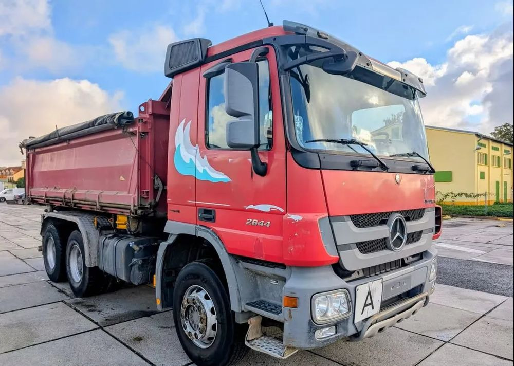 Mercedes-Benz Actros 2644 EPS |Wywrotka 3-stronna Meiller Bordmatik | 6x4 | Euro 5 | Plandeka rolowana - Camión volquete: foto 3 Mercedes-Benz Actros 2644 EPS |Wywrotka 3-stronna Meiller Bordmatik | 6x4 | Euro 5 | Plandeka rolowana - Camión volquete: foto 3