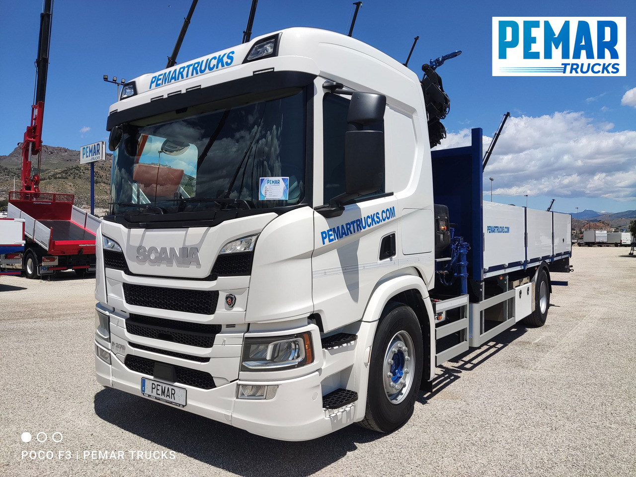 SCANIA P 370 4X2 GRUA CAJA FIJA - Camión caja abierta, Camión grúa: foto 2 SCANIA P 370 4X2 GRUA CAJA FIJA - Camión caja abierta, Camión grúa: foto 2