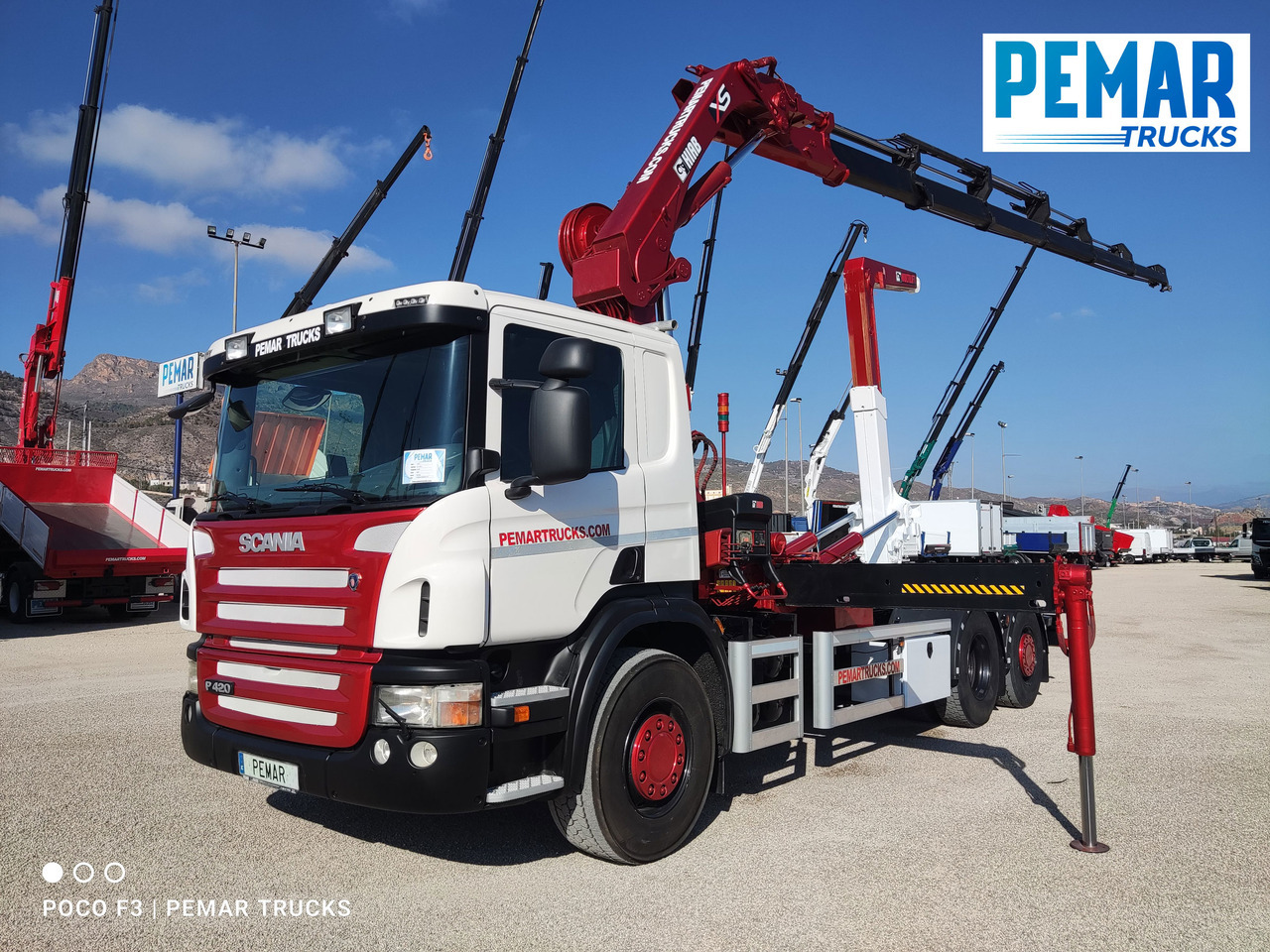 SCANIA P 420 GRUA GANCHO MULTILIFT 6X2 - Camión grúa: foto 1 SCANIA P 420 GRUA GANCHO MULTILIFT 6X2 - Camión grúa: foto 1