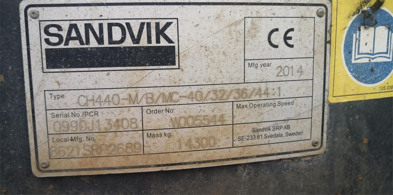 Sandvik CH440 - Trituradora de cono: foto 3 Sandvik CH440 - Trituradora de cono: foto 3