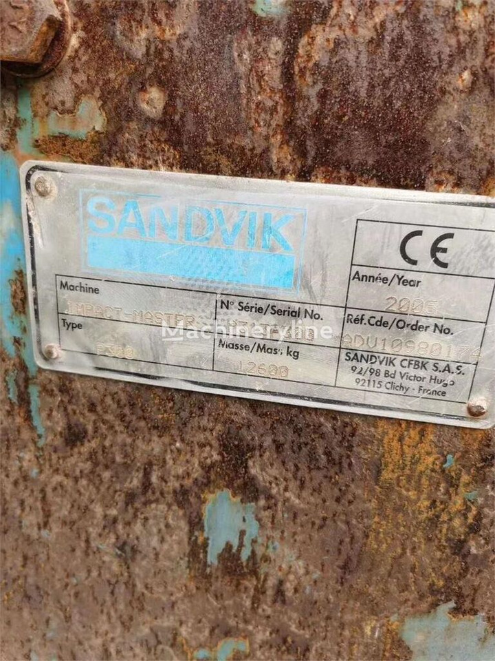 Sandvik P300 Imapct Crusher - Trituradora de cono: foto 3 Sandvik P300 Imapct Crusher - Trituradora de cono: foto 3