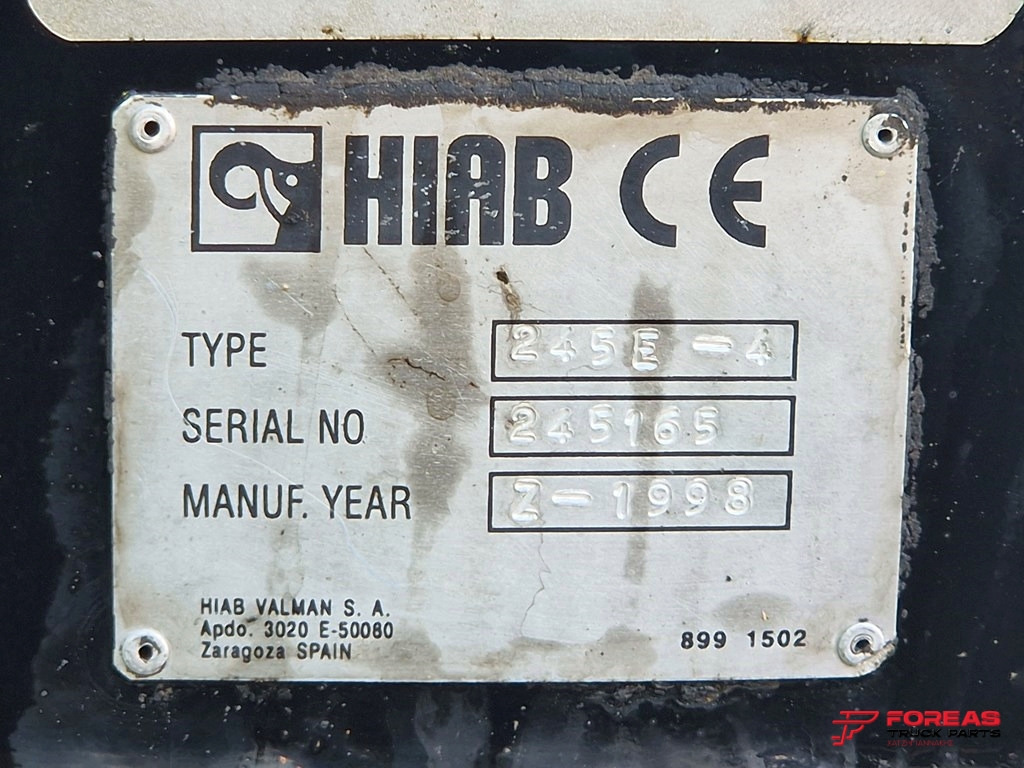 Grúa para camión HIAB 245 E-4 WITH RADIO CONTROL: foto 19 Grúa para camión HIAB 245 E-4 WITH RADIO CONTROL: foto 19