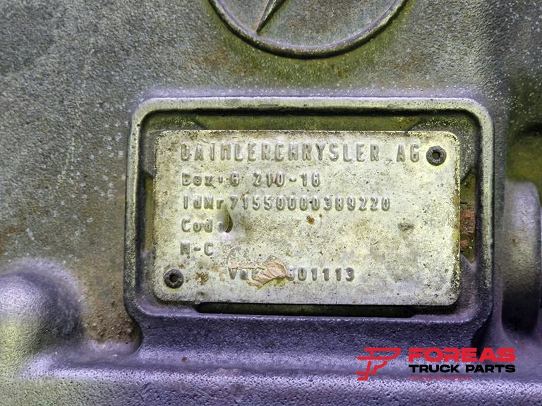Caja de cambios para Camión MERCEDES-BENZ ACTROS MP3 G210 - 16 WITH INTARDER: foto 9
