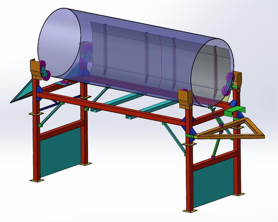 Siebtrommel Gestell Neu passend für Doppstadt Eggersmann Komptech - Cribadora: foto 3 Siebtrommel Gestell Neu passend für Doppstadt Eggersmann Komptech - Cribadora: foto 3