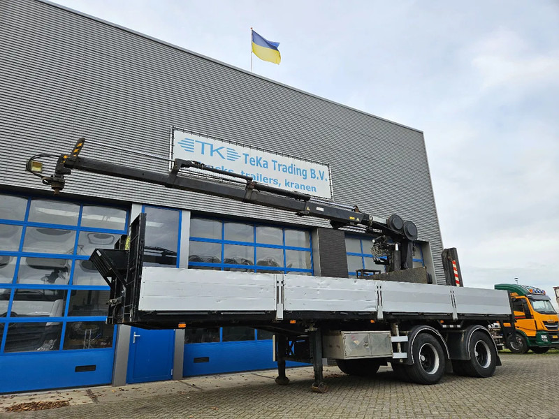 Floor Flo-17-20k1 HIAB R165 F3 Kooiaap Apk 2026 - Semirremolque plataforma/ Caja abierta: foto 1 Floor Flo-17-20k1 HIAB R165 F3 Kooiaap Apk 2026 - Semirremolque plataforma/ Caja abierta: foto 1