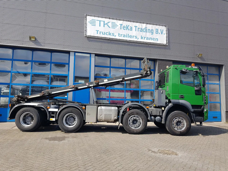 Camión portacontenedore/ Intercambiable Iveco Stralis 450 8x4 Steel Nieuwe Apk/TÜV 430.000 km kettingsyst 30 ton: foto 19