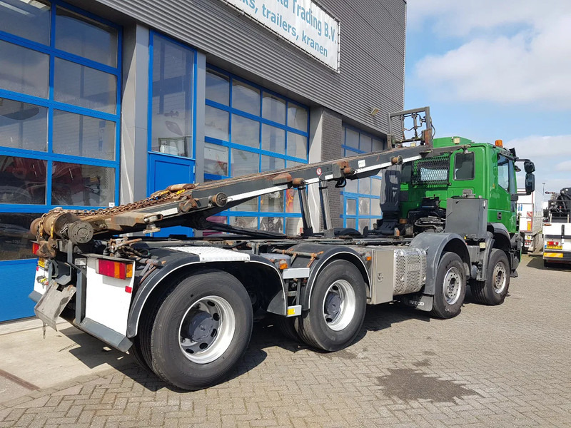 Camión portacontenedore/ Intercambiable Iveco Stralis 450 8x4 Steel Nieuwe Apk/TÜV 430.000 km kettingsyst 30 ton: foto 20