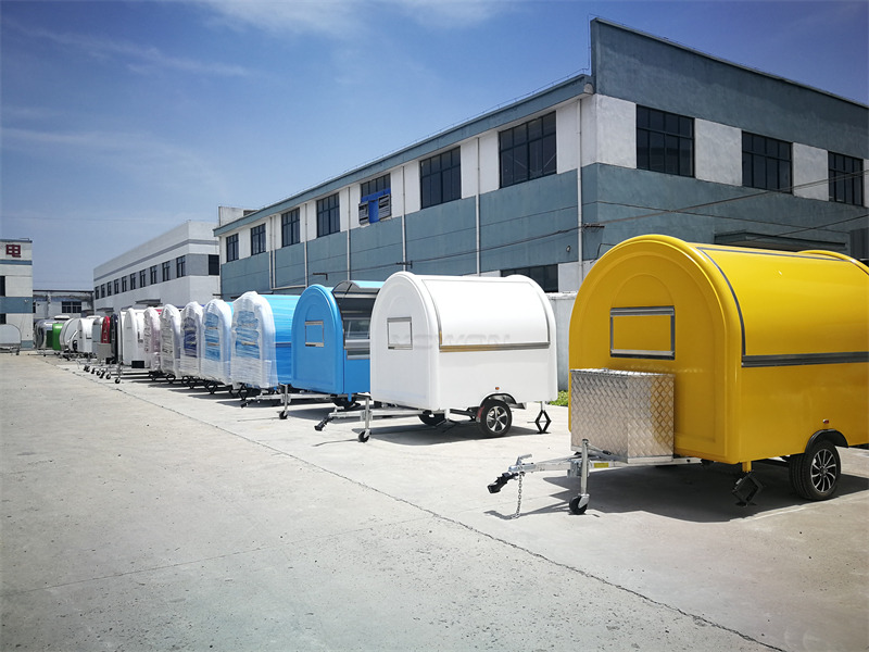 YOWON small fiberglass food vending trailer hot dog cart for Europe - Remolque venta ambulante: foto 3 YOWON small fiberglass food vending trailer hot dog cart for Europe - Remolque venta ambulante: foto 3