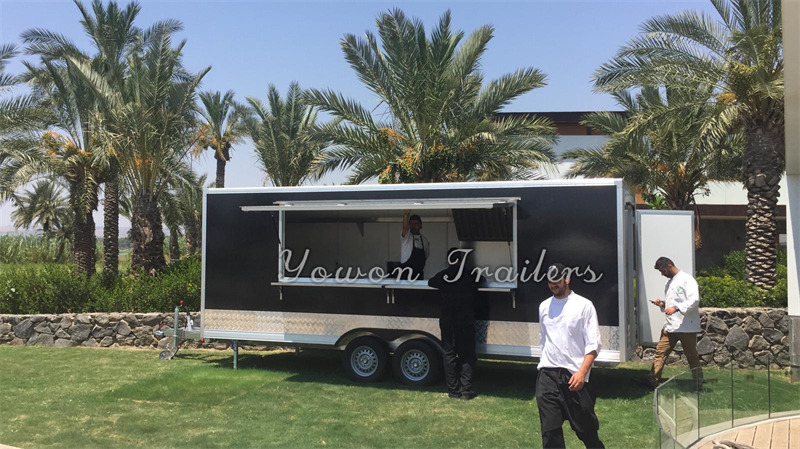 YOWON vintage model square food truck catering truck - Remolque venta ambulante: foto 1 YOWON vintage model square food truck catering truck - Remolque venta ambulante: foto 1