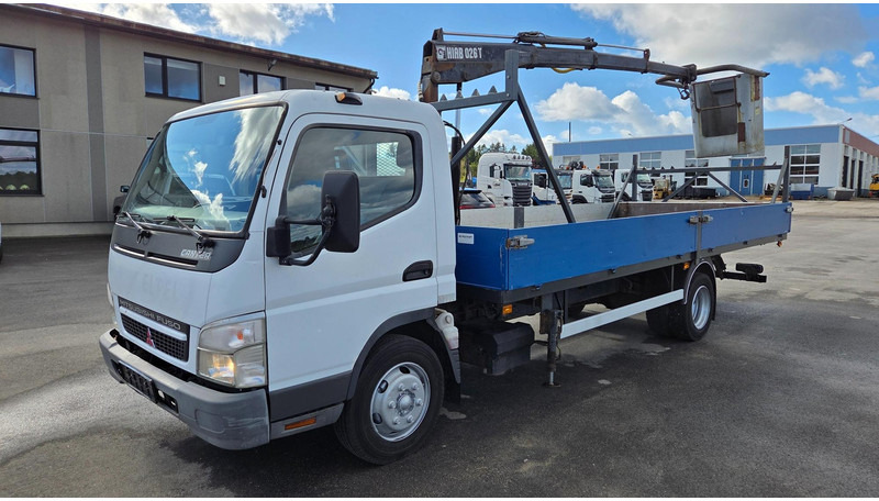 Mitsubishi CANTER FE85B HIAB 026 - Camión caja abierta, Camión grúa: foto 1 Mitsubishi CANTER FE85B HIAB 026 - Camión caja abierta, Camión grúa: foto 1