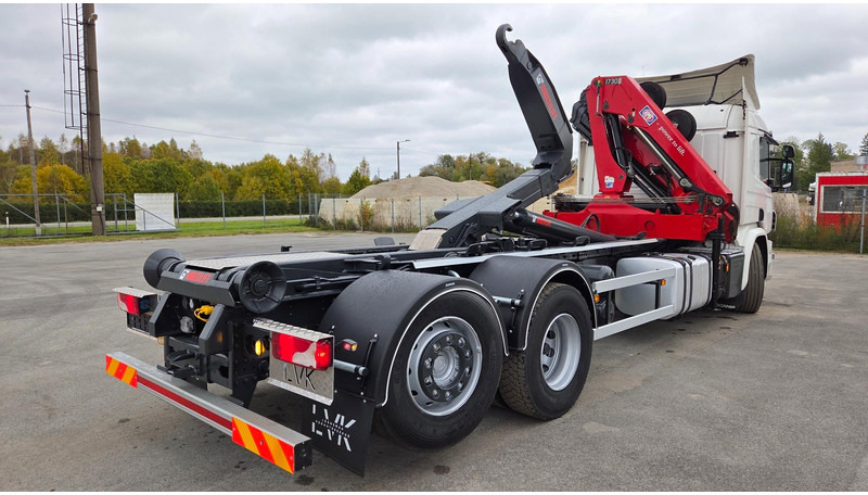 Camión multibasculante, Camión grúa Scania P370 6X2*4 HMF 1730: foto 9