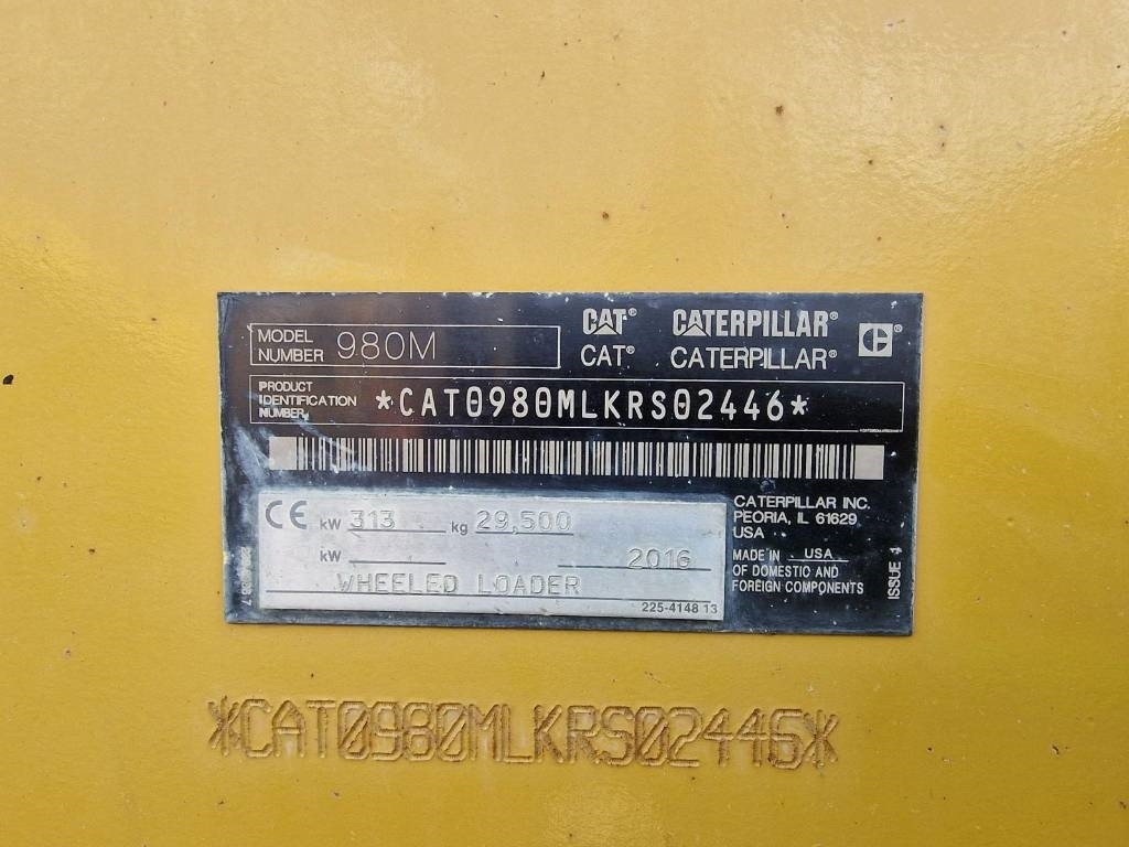 CAT 980 M (Comes with bucket / Under Preparation) - Cargadora de ruedas: foto 3 CAT 980 M (Comes with bucket / Under Preparation) - Cargadora de ruedas: foto 3