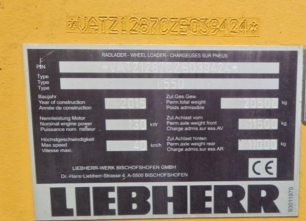 Liebherr L 550 (Comes with High-tip - Mit Hochkipper) - Cargadora de ruedas: foto 2 Liebherr L 550 (Comes with High-tip - Mit Hochkipper) - Cargadora de ruedas: foto 2