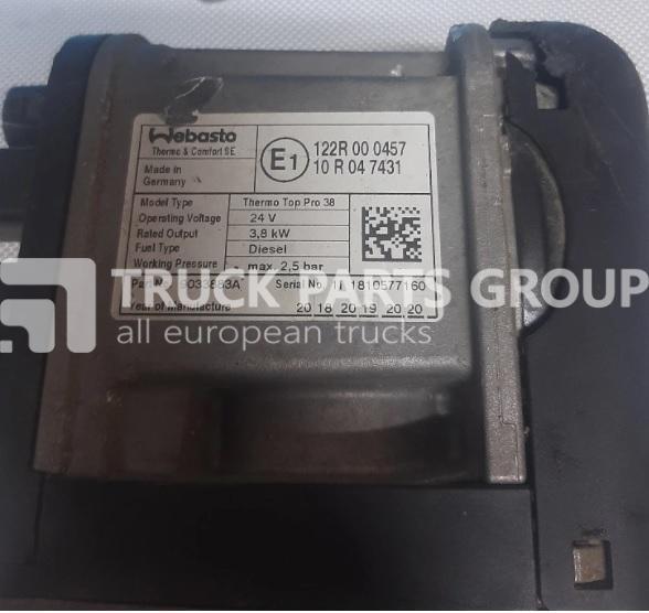 DAF euro6 106XF cab heater webasto 2020447, 2020465, 2294774 - Calefacción/ Ventilación para Camión: foto 2 DAF euro6 106XF cab heater webasto 2020447, 2020465, 2294774 - Calefacción/ Ventilación para Camión: foto 2