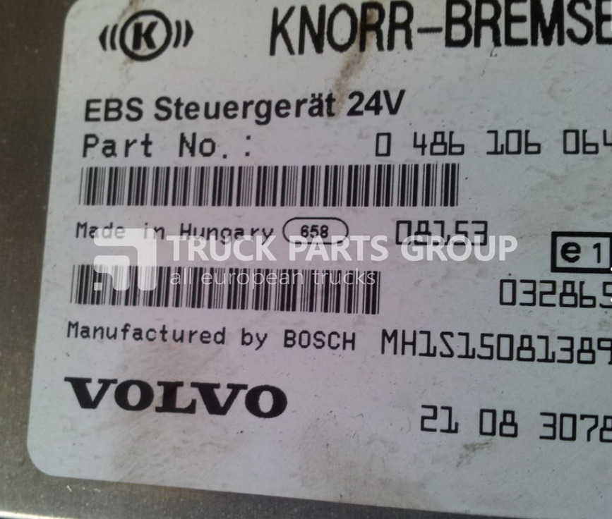 VOLVO FH13, FM13, EURO 4, EURO 5, EDC, ECU, EBS control unit, electron control unit - Unidad de control para Camión: foto 5 VOLVO FH13, FM13, EURO 4, EURO 5, EDC, ECU, EBS control unit, electron control unit - Unidad de control para Camión: foto 5