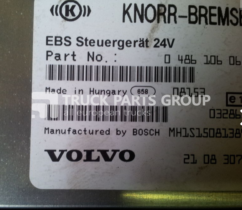 VOLVO FH13, FM13, EURO 4, EURO 5, EDC, ECU, EBS control unit, electron control unit - Unidad de control para Camión: foto 4 VOLVO FH13, FM13, EURO 4, EURO 5, EDC, ECU, EBS control unit, electron control unit - Unidad de control para Camión: foto 4