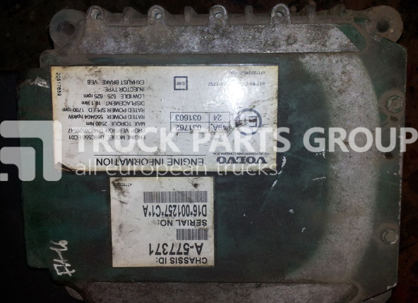 VOLVO FH16, D16C engine type engine control unit, 20520547, 20577131, control unit - Unidad de control para Camión: foto 1 VOLVO FH16, D16C engine type engine control unit, 20520547, 20577131, control unit - Unidad de control para Camión: foto 1