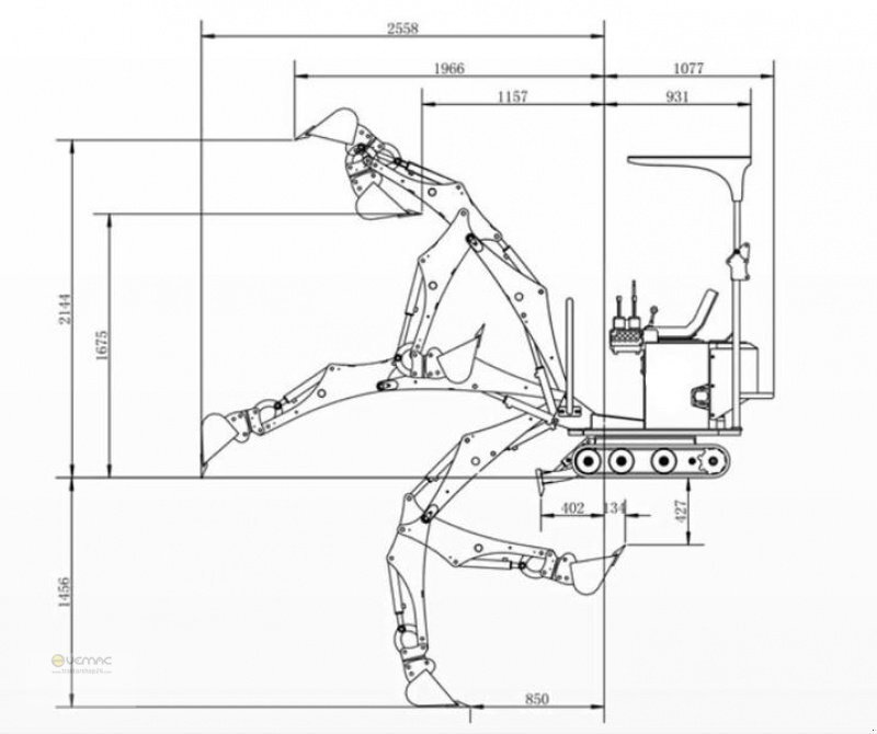 Miniexcavadora nuevo Boxer Minibagger, Microbagger, Bagger ME15, Benzinmotor: foto 7 Miniexcavadora nuevo Boxer Minibagger, Microbagger, Bagger ME15, Benzinmotor: foto 7